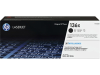【領券優惠折300】HP 136X 黑色原廠 LaserJet 碳粉匣 (W1360X) For HP LJ M211 / M236