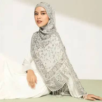 Lozy Hijab - Cashmere Shawl (Turkish Pashmina Bahan Cashmere Motif 2 Sisi Koleksi Raya Lebaran 2026)