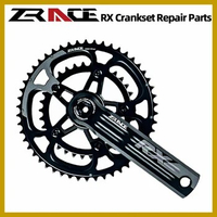 ZRACE RX Road Bike Cranks 38/40/42/44T Chainring BCD110 Spider 165mm-175mm Crankset for 28.99mm DUB Bottom Bracket Bike Parts