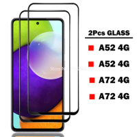 2Pcs Protective Glass For Samsung A52 A72 4G/5G Screen Protectors for Samsung Galaxy A 52 A 72 Screen Protector Galaxy A72 Film