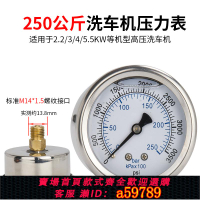 【台灣公司 可打統編】黑貓380 558 360超高壓手提式清洗機洗車機配件水壓表抗震壓力表