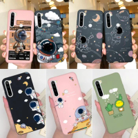 For Xiaomi Redmi Note 8 8T 8 Pro Phone Case Lovely Cartoon Astronaut Cover Fall Prevention Coque For Note8 8 T 8Pro Funda Bumper