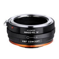 K&amp;F Concept NIK(G)-FX Nikon F G mount Lens to Fuji XF FX Cameras Adapter Ring with Aperture Control Ring for Fuji XT30 XT3 XT4