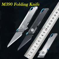 M390 Folding Knife Ball Bearing Outdoor Hunting Survival Camping Rescue Pocket Fruit Knife Parcel Knife EDC Sharp CS GO Tool