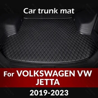 Car Trunk Mat For VOLKSWAGEN VW JETTA 2019 2020 2021 2022 2023 Custom Car Accessories Auto Interior Decoration