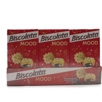 BISCOLATA MOOD , BISCUIT WITH CHOCOLATE CREAM FILLING 40G {1BOX , 3BOX , 6BOX, 12BOX}