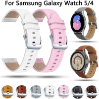 Original Strap For Samsung Galaxy Watch 5/4 44mm 40mm Watch4 classic 46mm 42mm Leather Watchband Bracelet Galaxy Watch5 pro 45mm