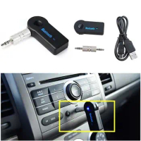 Car Kit Headphone Reciever USB 3.5mm Jack Stereo 5.0 Bluetooth Transmitter Wireless Adapter Audio Receiver Car Music Audio Aux