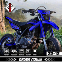 Decal Sticker Motor Cross Yamaha WR155 Fullbody Murah Glosy Doff - Dekal Stiker Motor Custom HOLOGRA