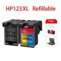 Compatible Refillable Ink Cartridge For HP123 123XL 123XXL DeskJet 1110 1111 1112 2130 2131 2132 2133 2134 2136 2138 2620Printer