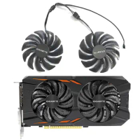 For Gigabyte GeForce GTX 1050 G1 1060 Aorus RADEON RX 580 570 470 480 GTX960 PLD09210S12HH 88MM Graphics Card Cooling Fan 5.0 10