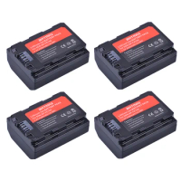 4Pcs 2280mAh NP FZ100 NP-FZ100 Rechargeable Li-ion Battery for Sony ILCE-9, A7M3, A7R3, A9 7RM3 Sony Alpha 9S a6600 DSLR Camera