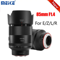 MEKE 85mm F1.4 STM Auto Focus Camera Lens Full Frame Lens For Sony E Nikon Z Canon L Mount Camera Like For zve10 A6300 ZFC Z5 Z6