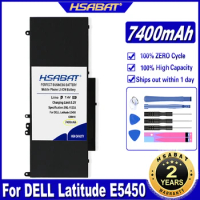 HSABAT Laptop 7400mAh Battery for DELL Latitude E5450 E5470 E5550 E5570 8V5GX R9XM9 WYJC2 1KY05 G5M10 Batteries