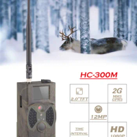 IR Hunting Celluar Trail Camera 16MP 1080P Photo Traps HC300M Wild Camera 2G MMS GSM SMTP Wireless Hunting Chasse