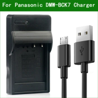 LANFULANG Camera Battery Charger DMW-BCK7, NCA-YN101G, DE-A91 for Panasonic Lumix DMC-FS28 DMC-FS35 DMC-FH6 DMC-FS22 DMC-FT20