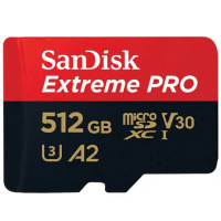 公司貨 SanDisk 512GB 200MB/s Extreme Pro microSDXC U3 V30 A2記憶卡