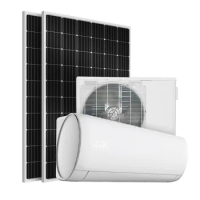 Sunpal Solar Powered Air Conditioner 12000Btu 18000Btu 24000Btu AC/DC Hybrid Inverter Mini Split AC Unit System Price