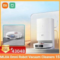 XIAOMI MIJIA Omni 1S B116 Robot Vacuum Cleaners Mop Smart Home Dirt Disposal Machine Dust Collection Self Cleaning Empty Dock