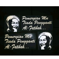 Sticker tuan guru nik aziz pantul cahaya
