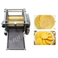 220v Full Automatic Flour Corn Mexican Tortilla Machine Press Bread Grain Product Tortilla Making Machine Pizza Crust Maker