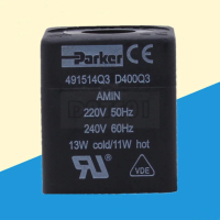 โซลินอยด์วาล์วปีกผีเสื้อ Parker คอยล์ 483510S6 F XS03XS6F 220v 50HZ 9W 481865C2 D5BF 24VDC 9W 491514
