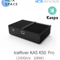 New IceRiver KS0 Pro 200Gh/S 100W KAS Miner Kaspa Mining Machine KAS Asic Mining Profitable IceRiver KAS KS0pro Miner Than KS0