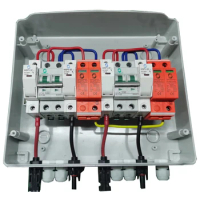 WSDB-PV2/2 600V 2 input 2 output 2 string for off grid solar energy system Photovoltaic Array Solar PV Combiner Box