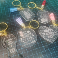 KEYCHAIN ACRYLIC HARI GURU Plastic