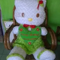BONEKA HELLO KITTY/HK UKIR NAMA UKURAN JUMBO
