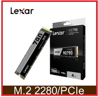 Lexar 雷克沙 NQ790 M.2 2280 PCIe Gen4x4 NVMe 4TB 固態硬碟