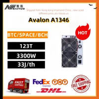 new Bitcoin Miner canaan Avalon A1346 123th Hashrate PSU 3300W Cryprocurrency Rig Mining crypto Asic Miner