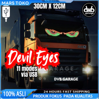 COD Devil Eyes LED Car Rear Window Display Lampu Mata Bergerak Viral Tiktok Panel P5 Slim Flexible 1