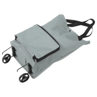 Portable Shopping Tug Bag Trolley for Folding Grocery Bag with Pouch Storage Bags