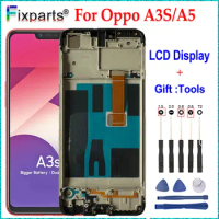 Tested New Best For Oppo A3S LCD Display Touch Screen Digitizer Assembly With Tools Replacement A5 Display OPPO A5 A3S LCD