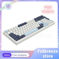 VGN VXE75 Mechanical Keyboard Gaming Keyboards 3 Mode Aluminum USB/2.4G/Bluetooth Wireless Keyboard Custom RGB Backlit Hot Swap