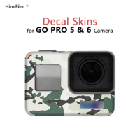 HERO 5 6 Black Cameras Sticker HERO5 Cover Skin For Protector Coat GO PRO 5 / Gopro 6 Action Camera Wrap Cover Sticker Film