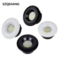 5W MINI Round Dimmable High Power LED Recessed Ceiling Down Light Lamps LED Downlights for Living Room Cabinet Bedroom