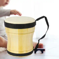 Wood Drums for Kids Montessori Teaching Preschool Kids Hand Drum Percussion Instrument for Rhythm Festival Gift Concert Baby