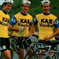 Kas–Kaskol Merino Wool Cycling Jersey Retro Bike Wears Top