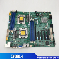 For Supermicro Motherboard Support Processor E5-2400 V2 LGA1356 DDR3 8x SATA2 And 2x SATA3 Ports X9DBL-i