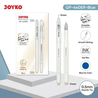 JOYKO Erasable Pen Pulpen Gel Bisa Dihapus 1 Pack GP-440ER 0.5mm Isi 12 Pcs Blue