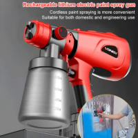 Household electric paint spray gun Rechargeable small spray gun Plugin lithium glue gun
