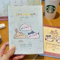 Chiikawa 2026 Cute Manga Coloring Pages Student Schedule Monthly Weekly Planner Notebook