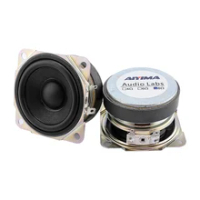 Aiyima 2.5Inch Portable Speaker Lengkap Driver 8ohm 10W Loudspeaker Karet Tepi Kolom Amplifier Speaker untuk Home Audio DIY