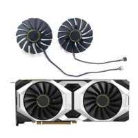 2 fans brand new for MSI GeForce RTX2080 2080ti 2080 SUPER VENTUS GP O graphics card replacement fan