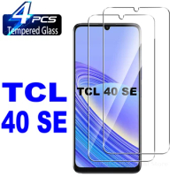 2/4Pcs HD Tempered Glass For TCL 40 SE X XL XE R 405 406 408 40X 40XL 40XE Screen Protector Film