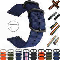 Nylon Watch Band Strap For Casio Watch With PRG-650 PRW-6600 PRG600 PROTREK Series Replace Strap Wristband Canvas Bracelet Belts