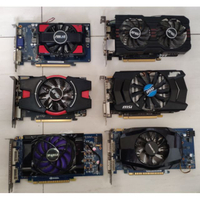 華碩 微星 技嘉 GTX 750 550TI GTS450 HD7850 1G 2G LOL 遊戲顯卡 顯示卡二手