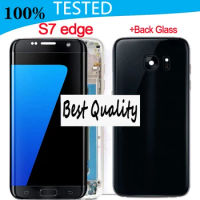 100% Tested High Quality 5.5'' LCD For Samsung S7 Edge Display For Samsung G935 G935F Screen Digitizer Assembly